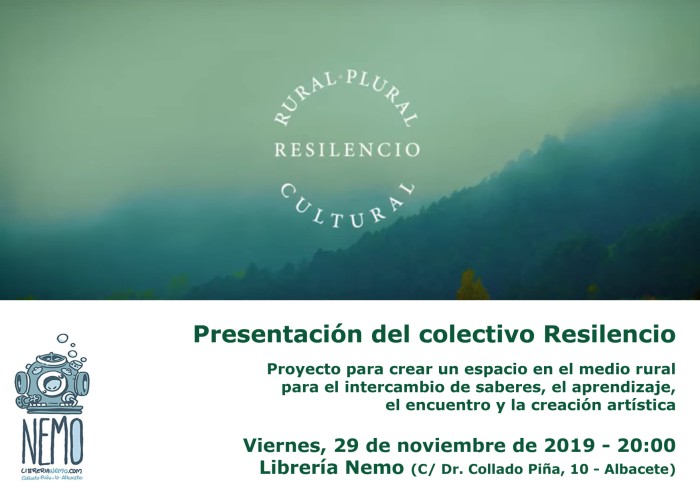 PRESENTACIÓN RESILENCIO en Albacete. 29 de noviembre de 2019.