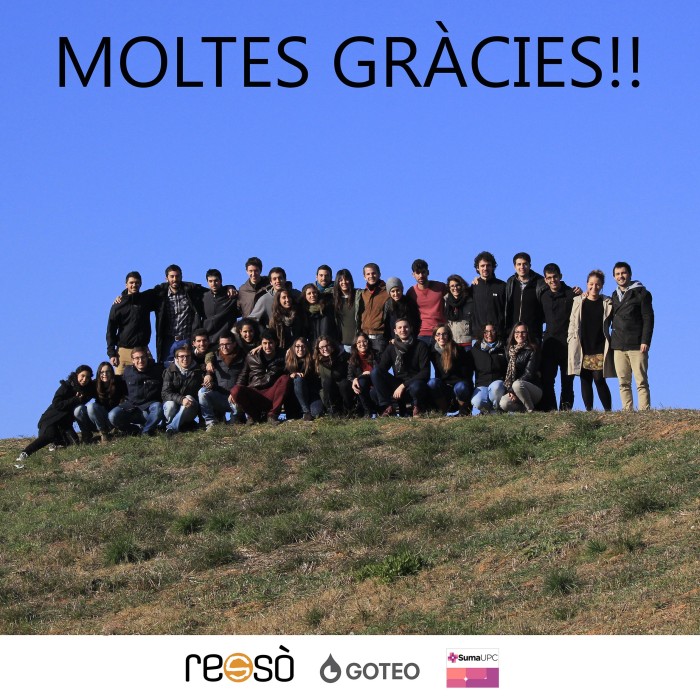 OBJECTIU ACONSEGUIT! SOU FANTÀSTICS!