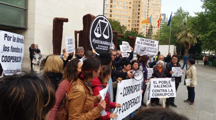 La Coordinadora Valenciana de ONGD no firmará ningún acuerdo de conformidad con Blasco que no garantice la devolución de lo defraudado y la justicia efectiva